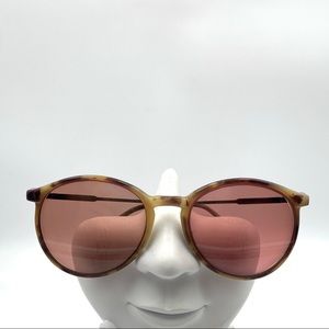 Vintage Adensco 5702 Brown Round Sunglasses